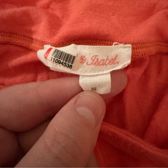 RTR Ingrid & Isabel Coral‎ Empire Waist Stretchy Off Shoulder Maxi Dress Sz S - Picture 7 of 14